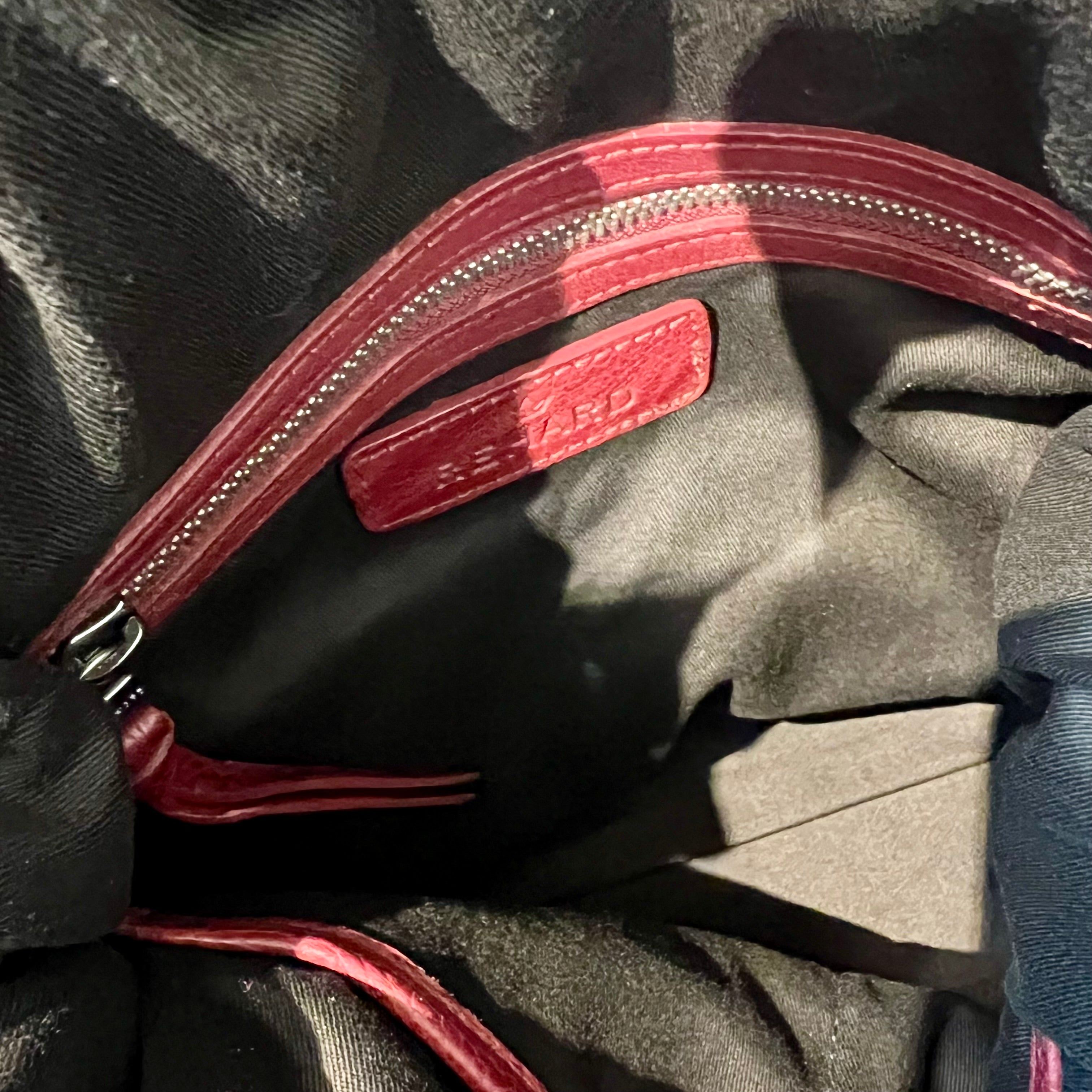 W5-9601 Borsa Tracolla Pelle Crinkle Blood