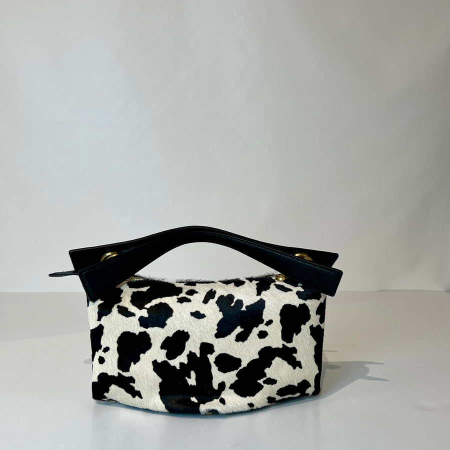 W5-5613 ROXANNE Borsa Small Cavallino Nero/Bianco
