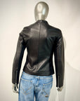 DS4-TARIFA Giubbotto in Pelle Black Woman
