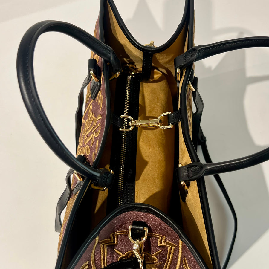 W5-1001 ATENA LISBONA Shopper Grande Tabac