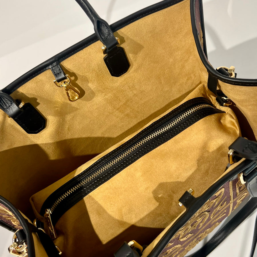 W5-1001 ATENA LISBONA Shopper Grande Tabac