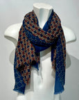 W5-Ortensia Sciarpa 8041 Blu