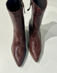 W6-RAYA07 Stivaletto Snake Moka Woman