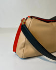 W5-7344 LIVIA Borsa Bicolore Doll Mandorla/Nero