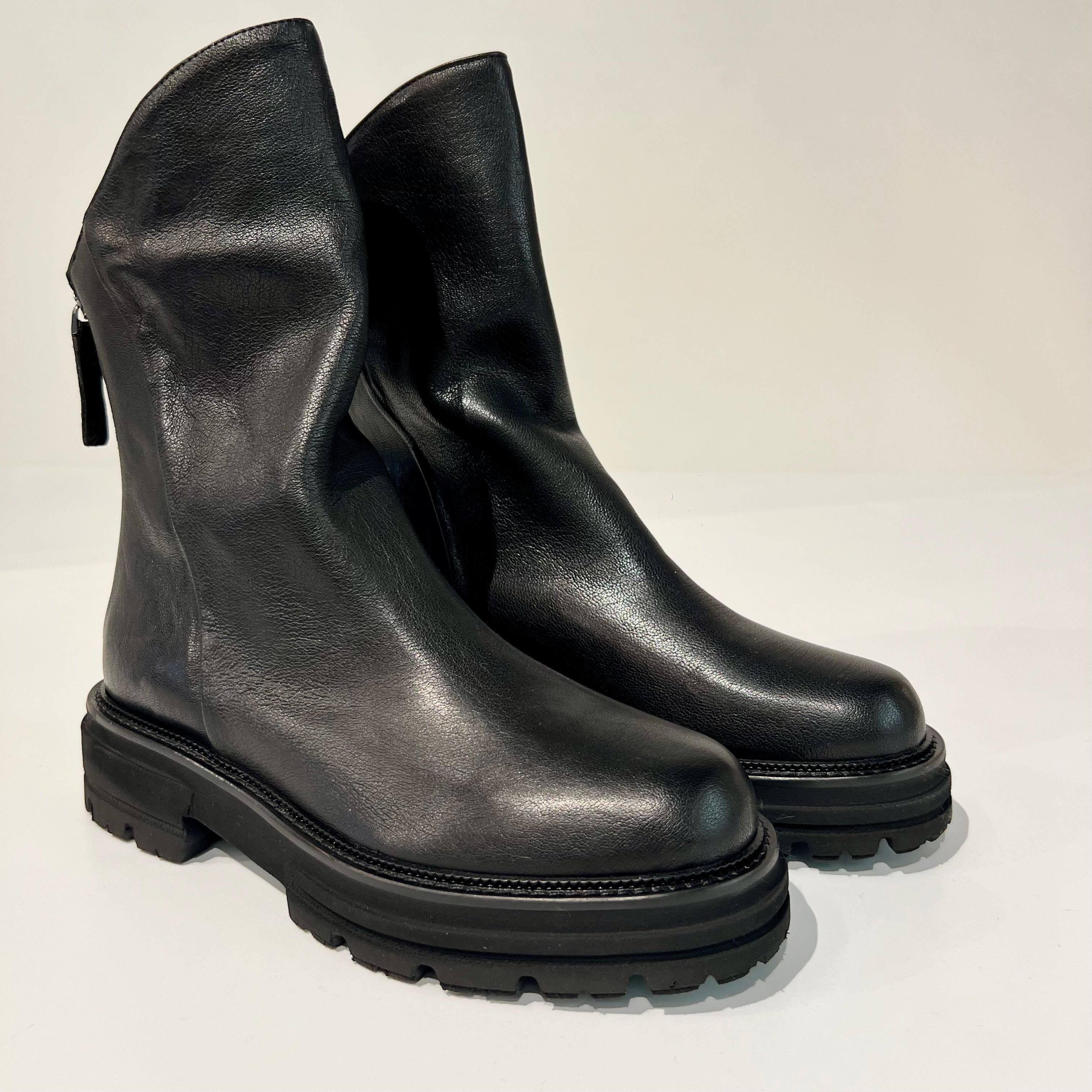 W6-3270 Polacchino Zip West Nero