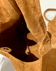 W6-3031 ELLISSE CROCO Suede Cognac