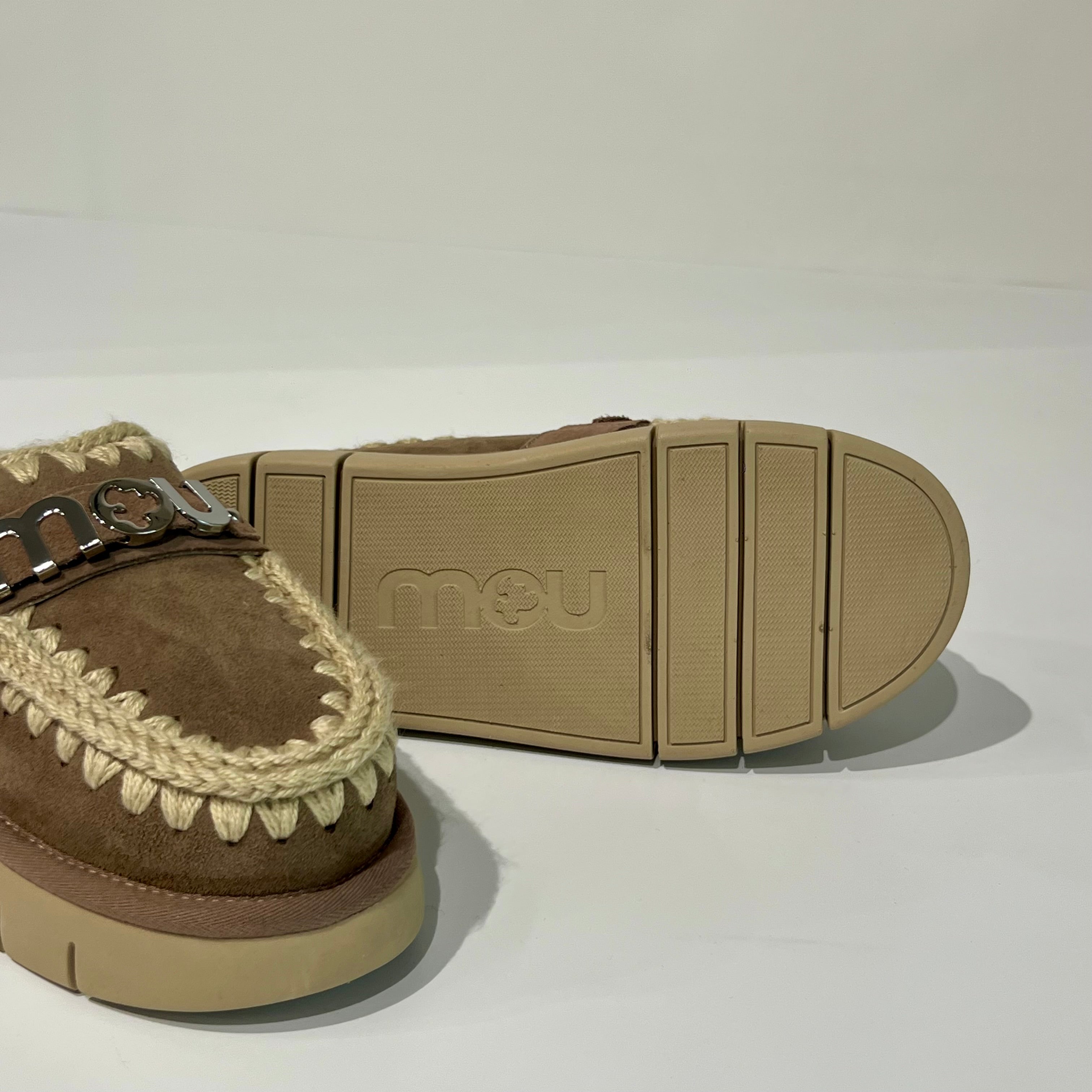 W5-Bonce Clog Metal Logo Elefant Grey