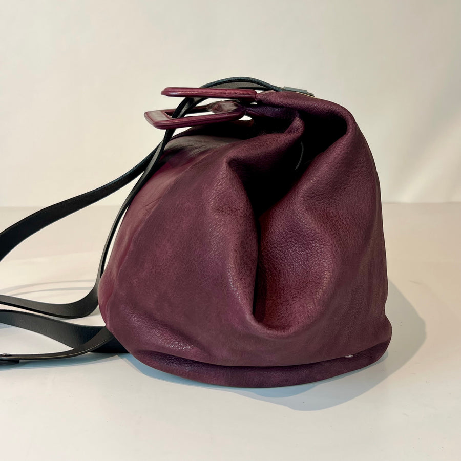 W5-9100 Borsa/Zaino Pelle Plum 038
