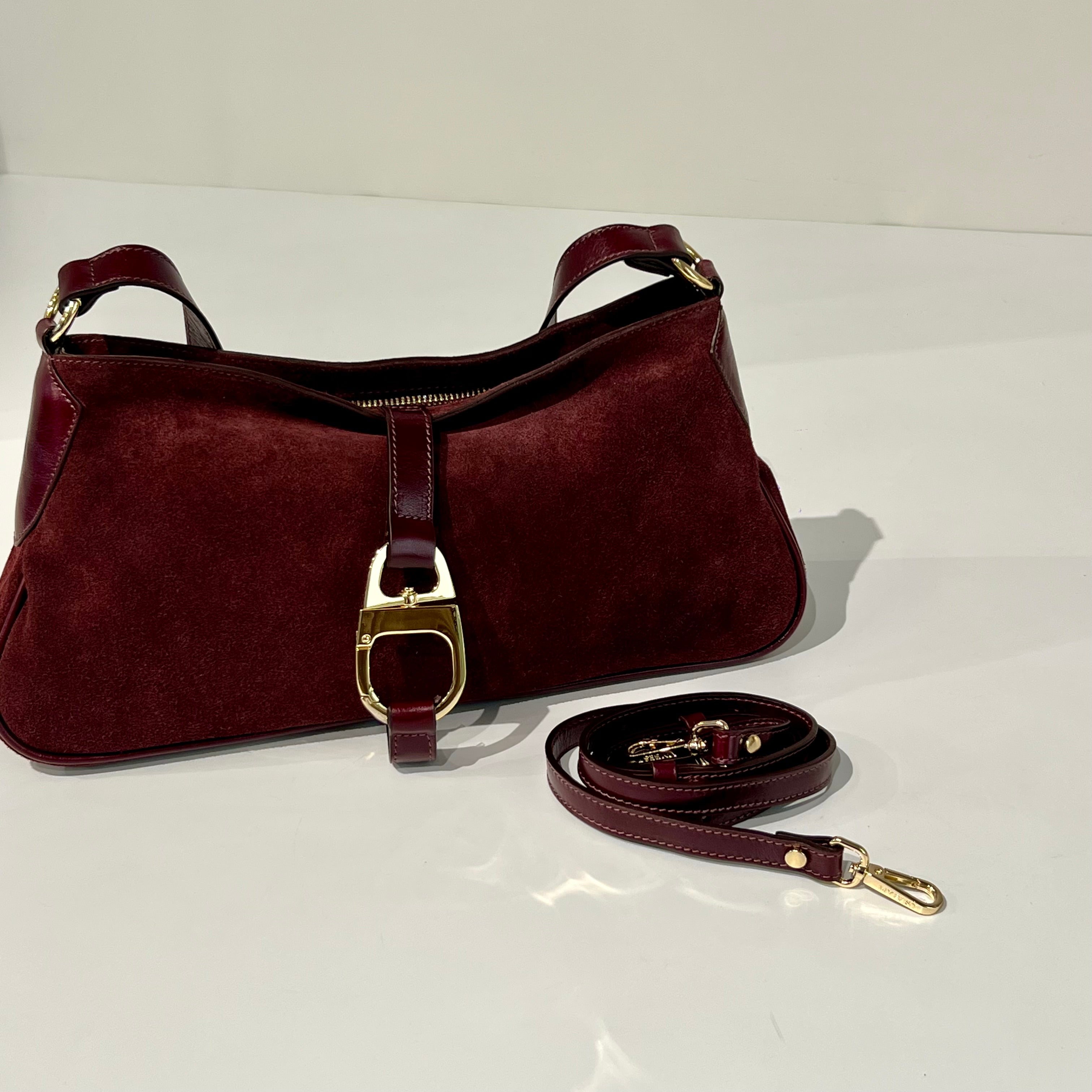 W6-3052 PARIS Suede Bordeaux