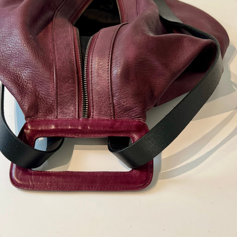 W5-9100 Borsa/Zaino Pelle Plum 038