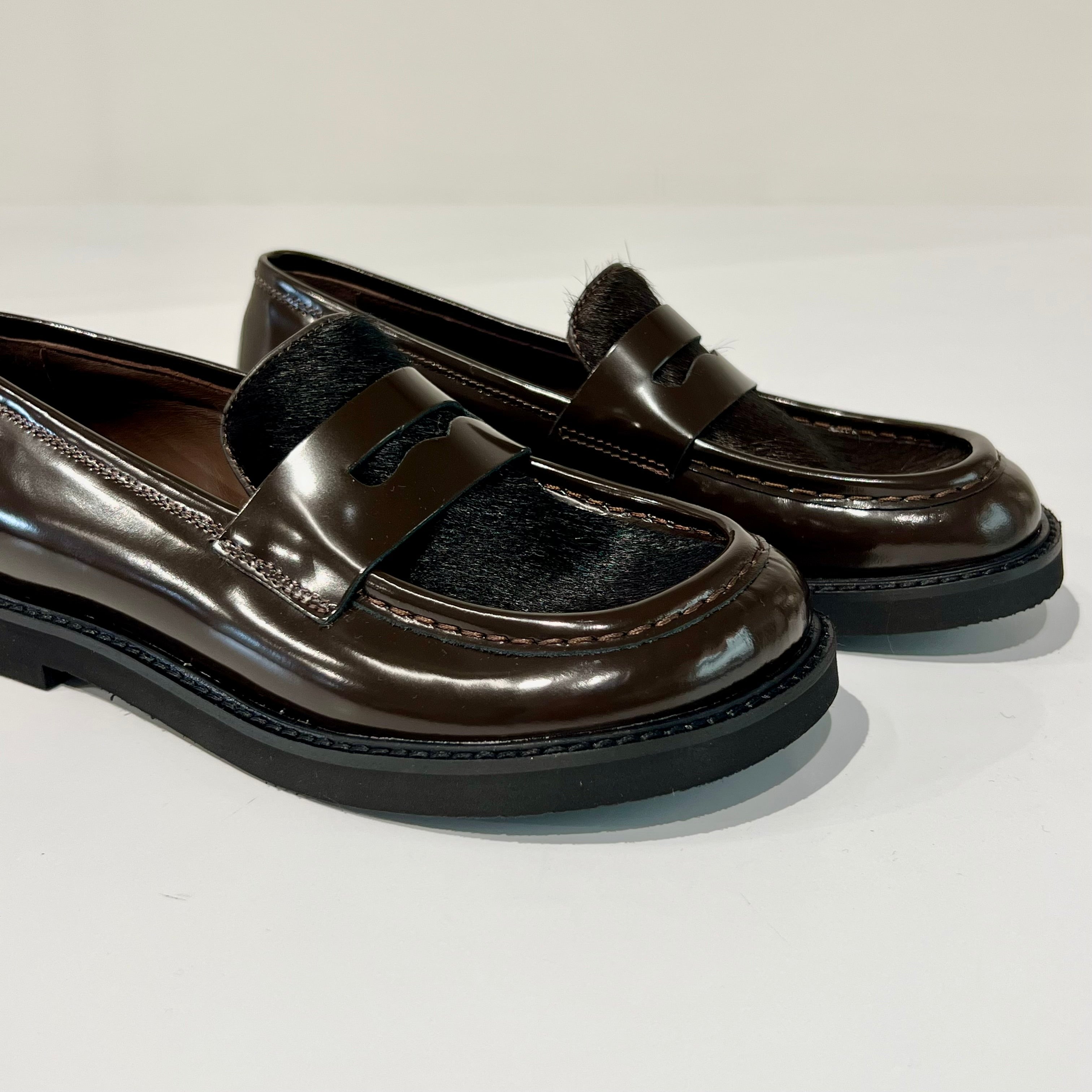 W6-9711 Mocassino Smart Pony Caffè