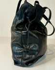 W5-9604 Shoulder Bag Pelle Crinkle Nera 047