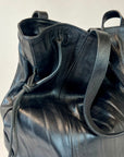 W5-9604 Shoulder Bag Pelle Crinkle Nera 047