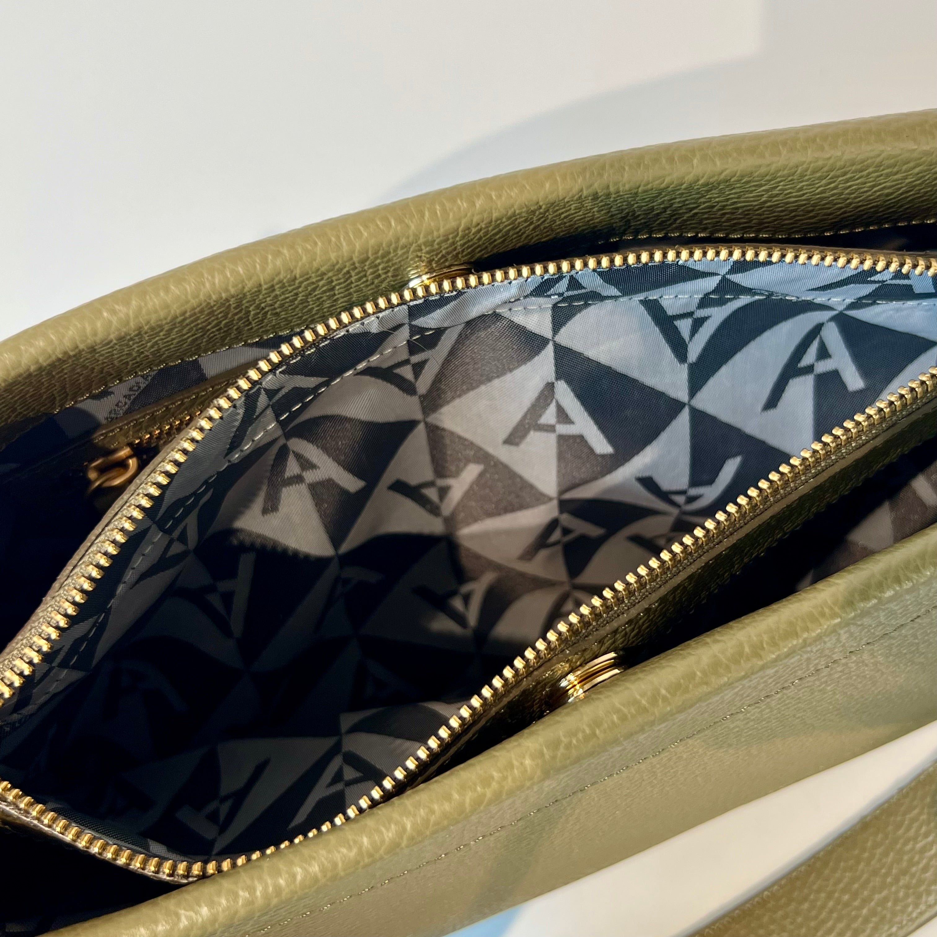 W5-8949 LEDA Borsa Large Doll Vegetale