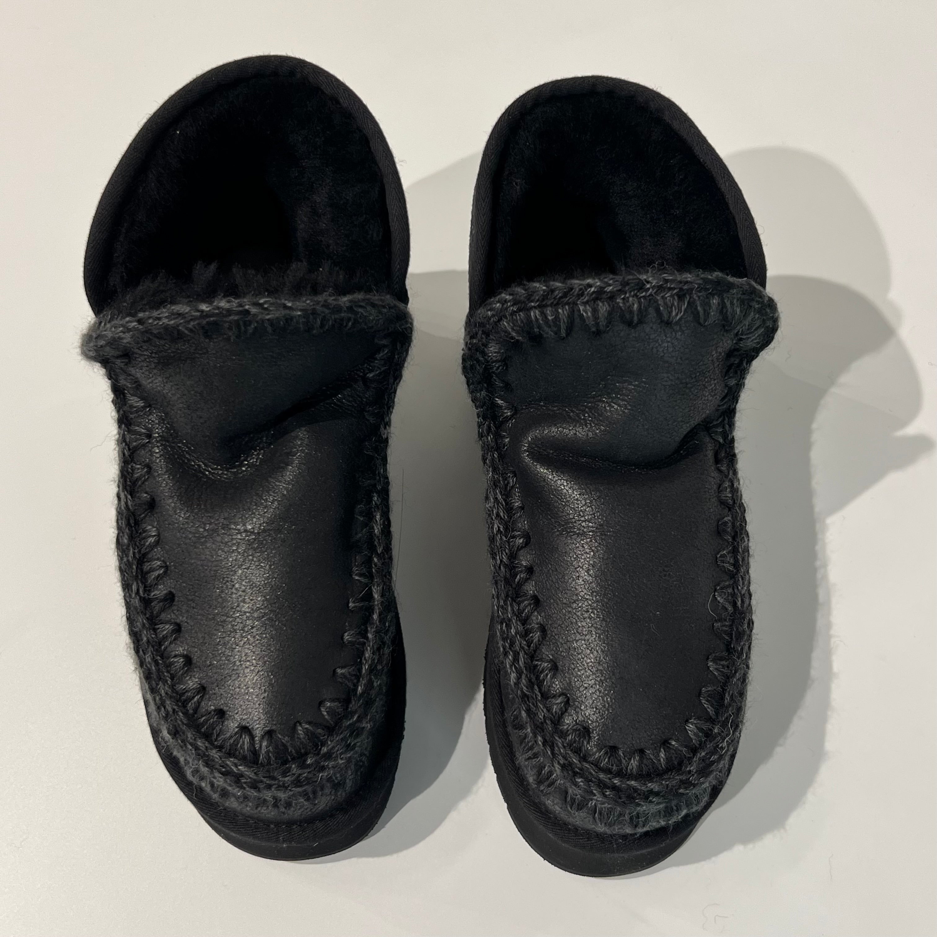 W4-MINI ESKIMO Platform Boot Cracked Black