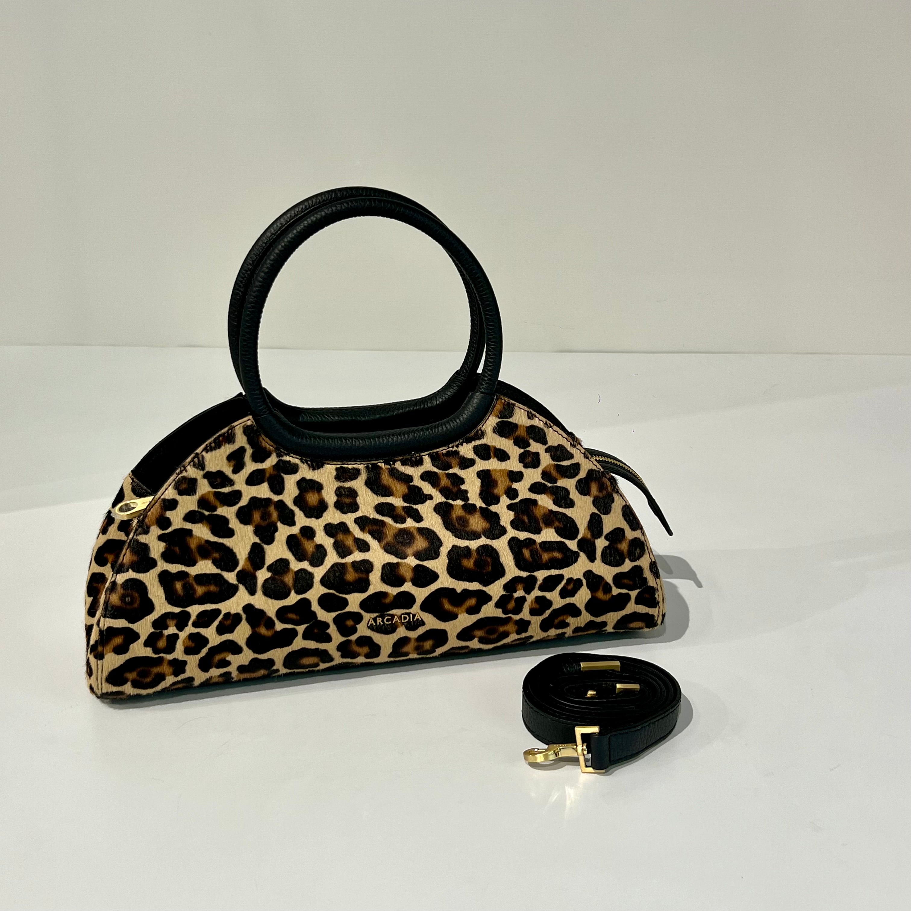 W6-5648 ALMA Borsa Cavallino Large Leopard