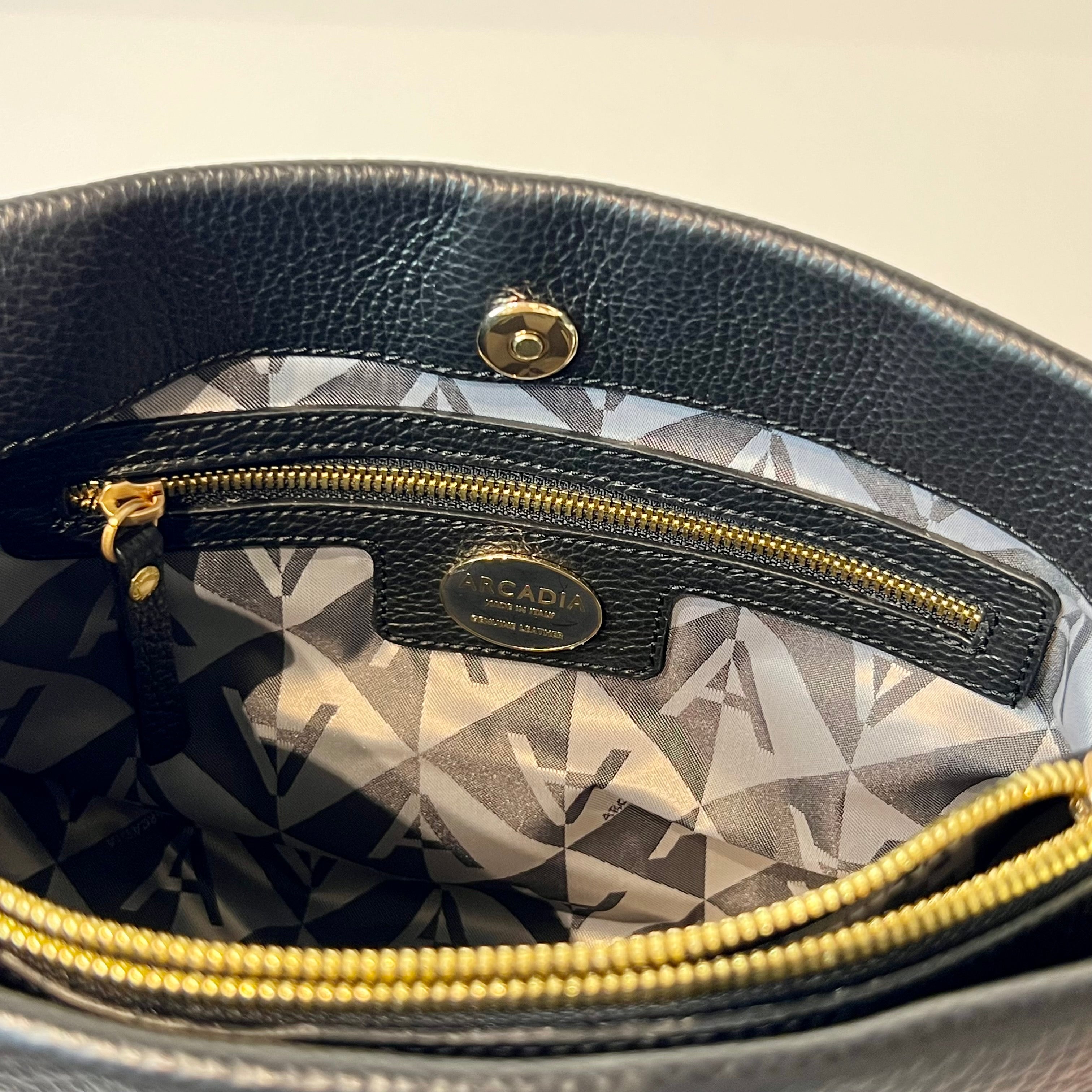 W5-8949 LEDA Borsa Large Doll Nero