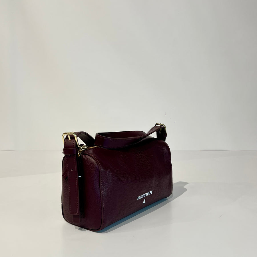 W5-8B0255 Borsa Camera Case Never Complete in Pelle Purple Red