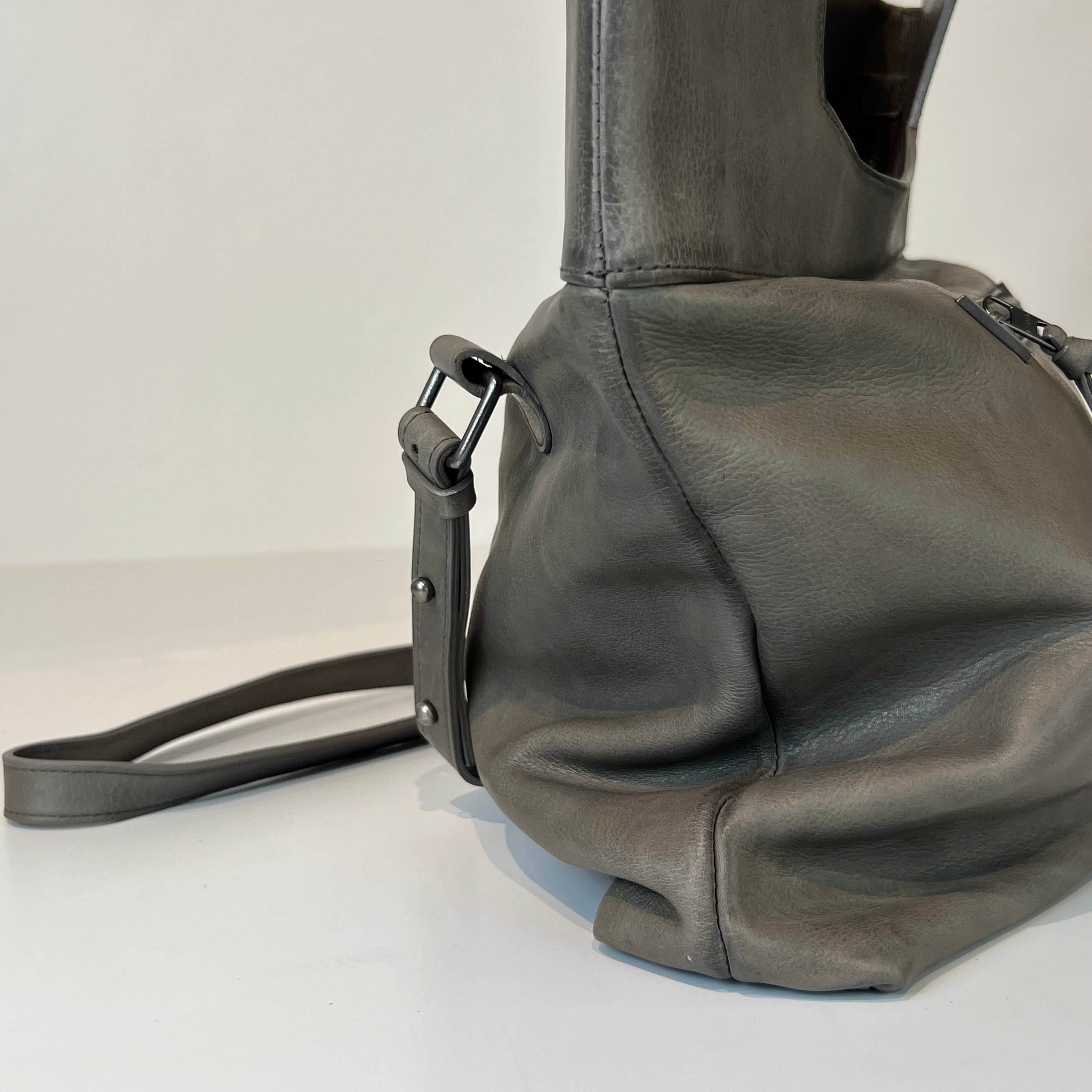 W5-9004 Borsa Tracolla Pelle Antracite 071