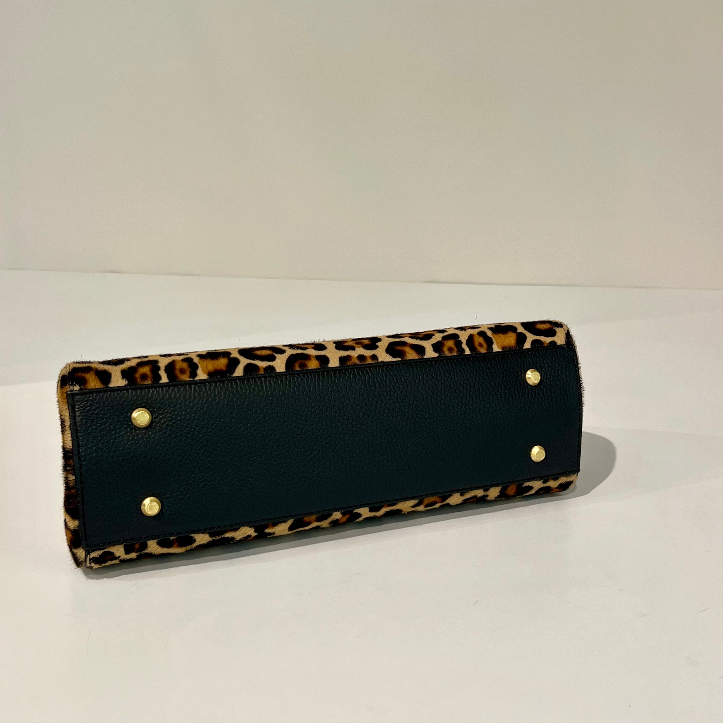 W6-5648 ALMA Borsa Cavallino Large Leopard