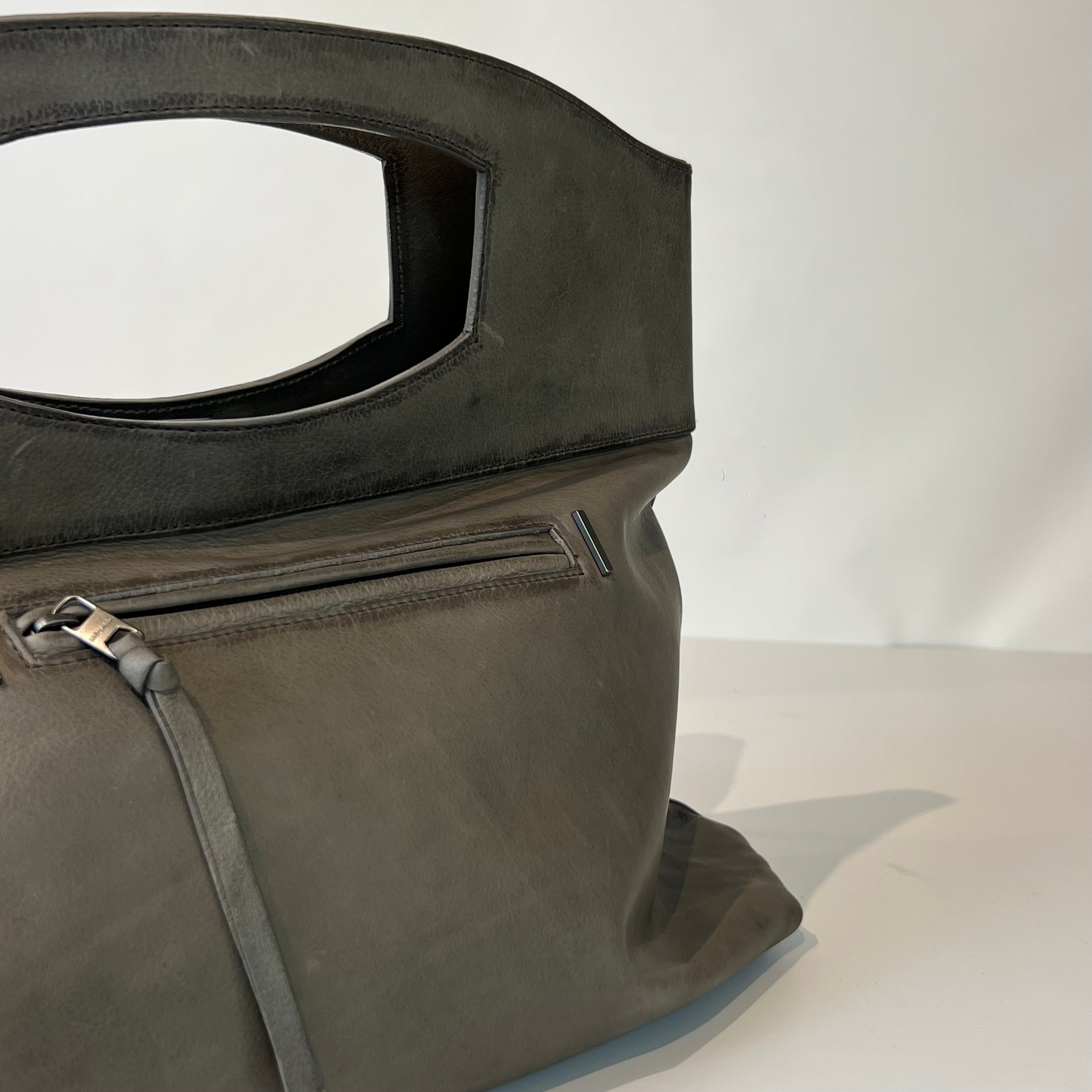 W5-9004 Borsa Tracolla Pelle Antracite 071