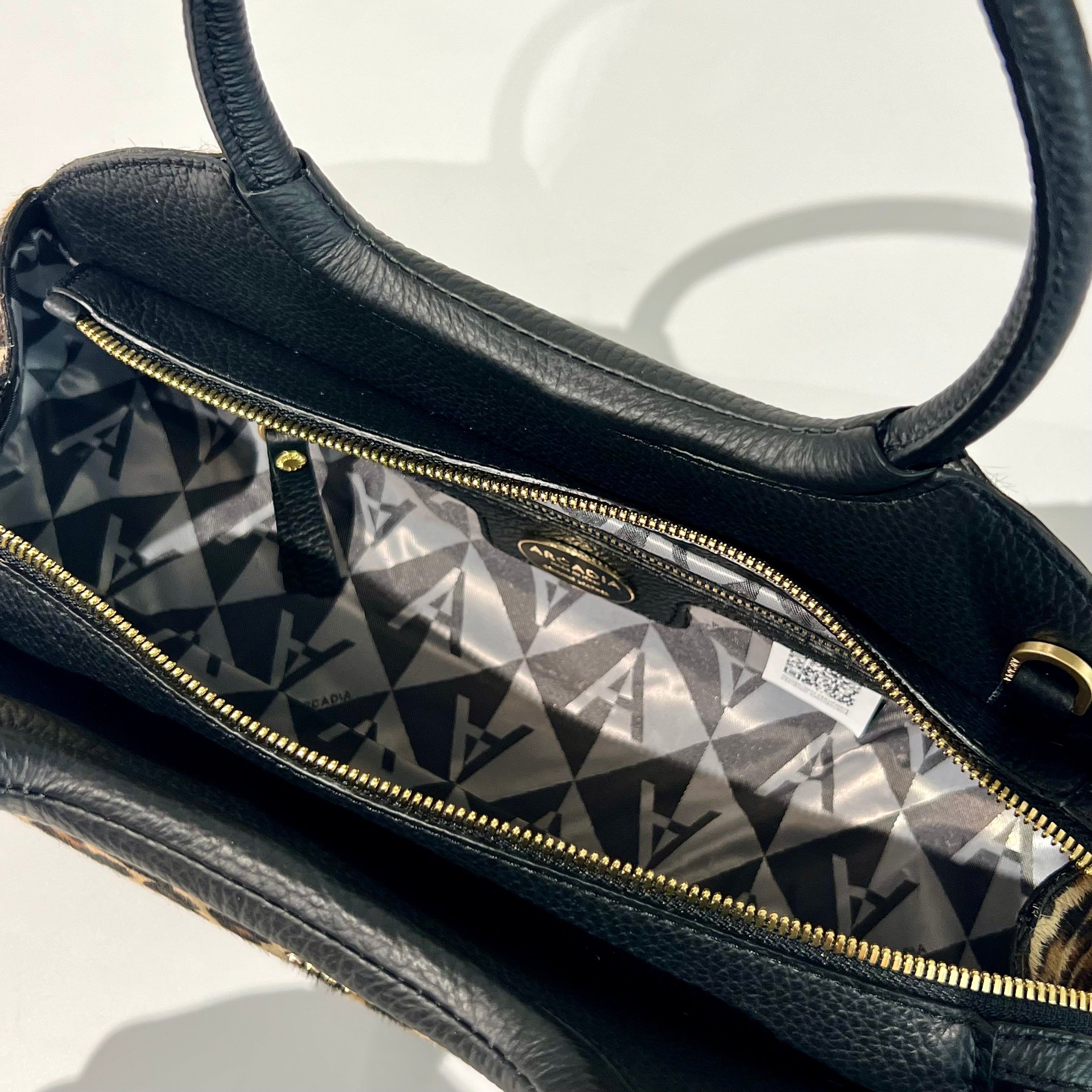 W6-5648 ALMA Borsa Cavallino Large Leopard