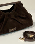 W6-3026 JANINE Suede Dark Brown