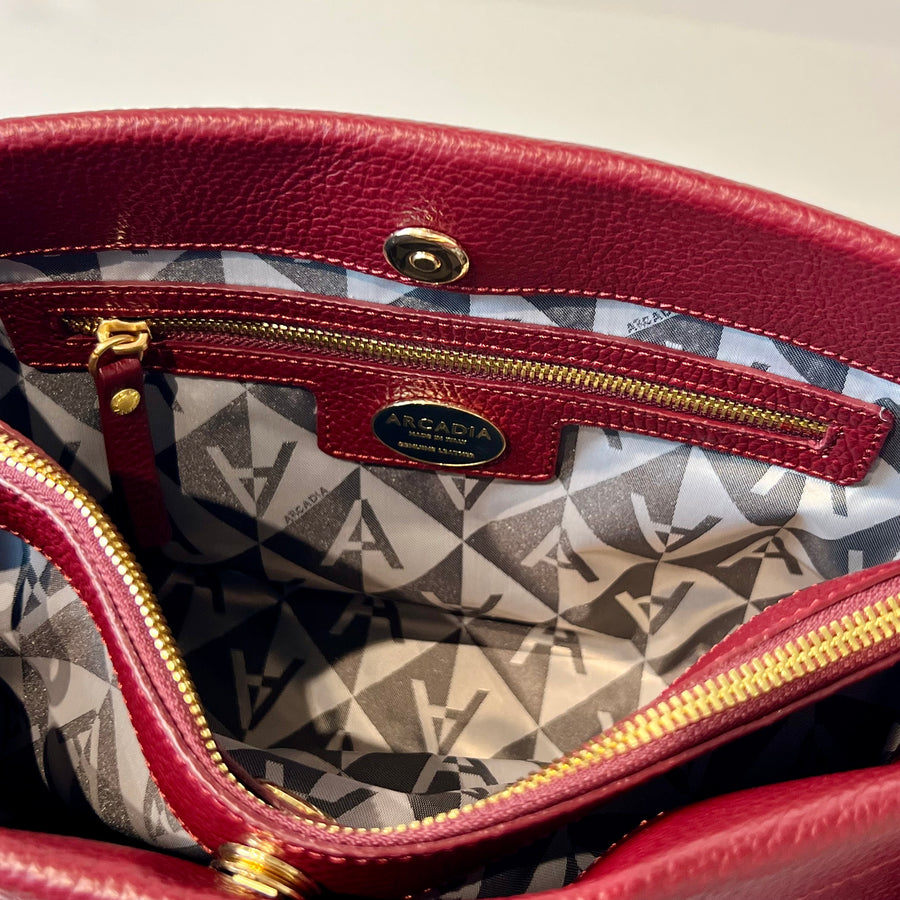 W5-8949 LEDA Borsa Large Doll Vinaccia