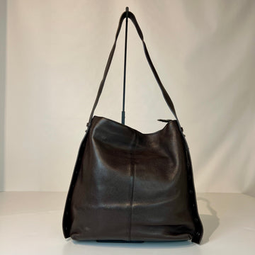 W5-9404 Shoulder Bag Pelle Borchie Coffe 760