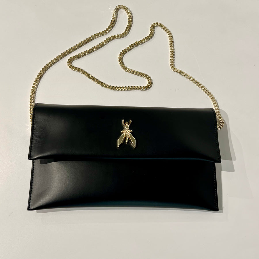 S-CB5460 Pochette Fly con Catena Black