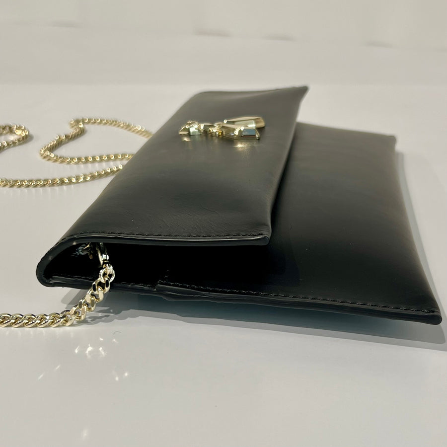 S-CB5460 Pochette Fly con Catena Black