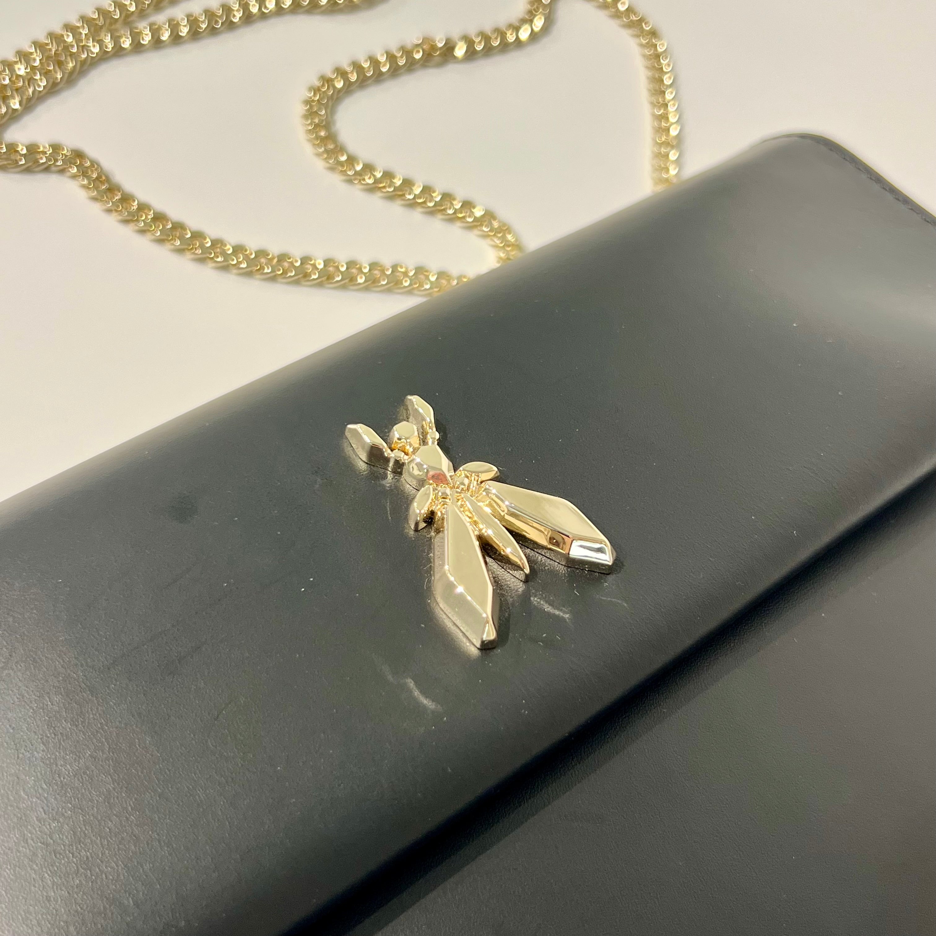 S-CB5460 Pochette Fly con Catena Black