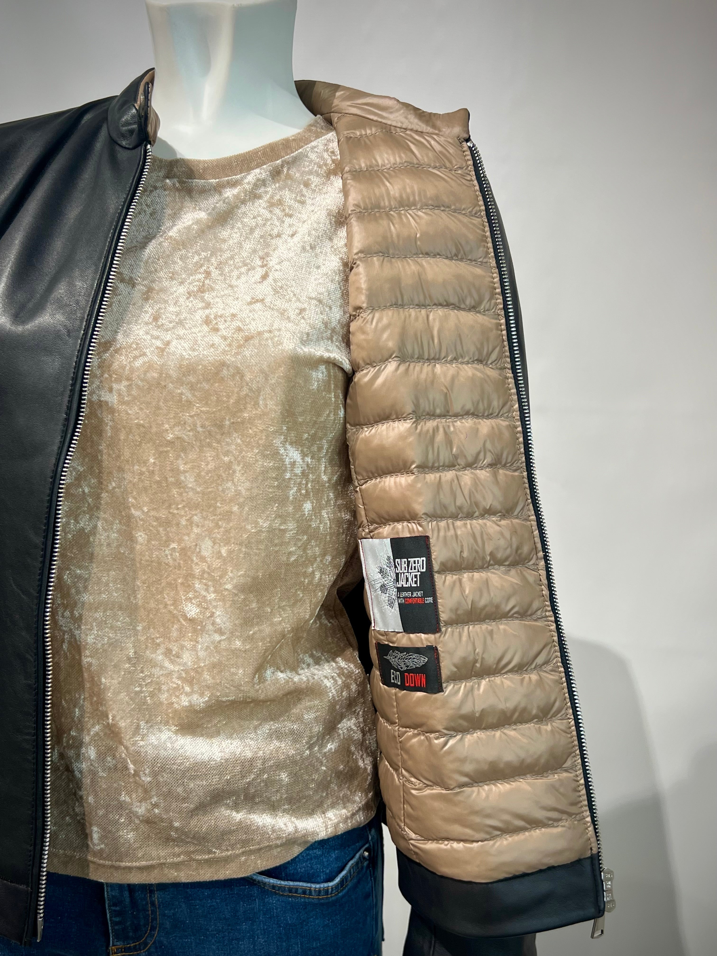 DW4-PASSION Giubbotto in Pelle Black Woman