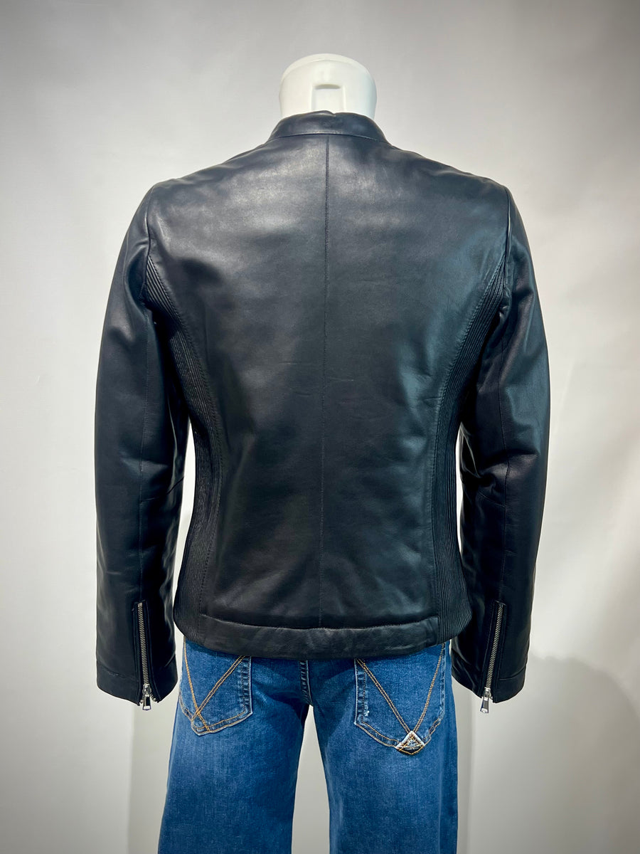 DW4-PASSION Giubbotto in Pelle Black Woman