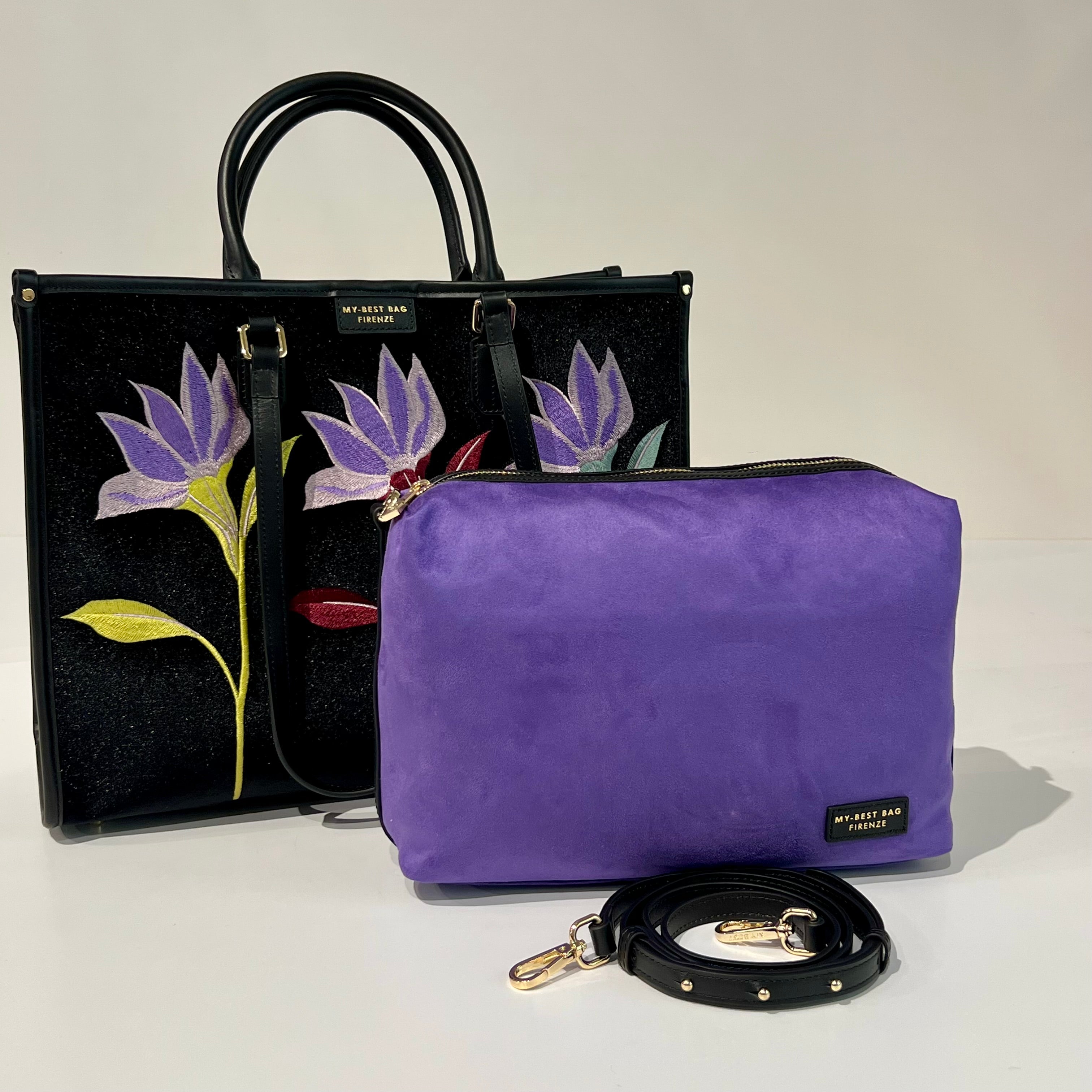 W6-3008 ATENA ESSENCE Black Flower