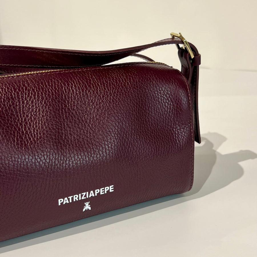 W5-8B0255 Borsa Camera Case Never Complete in Pelle Purple Red