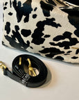W5-5612 ROXANNE Borsa Large Cavallino Nero/Bianco