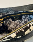 W5-5613 ROXANNE Borsa Small Cavallino Nero/Bianco