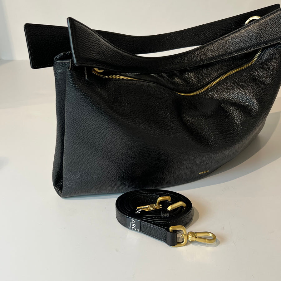 W5-5612 ROXANNE Borsa Large Doll Nero