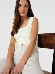 S5-CM3597 Canotta in Jersey Ceramic Ivory