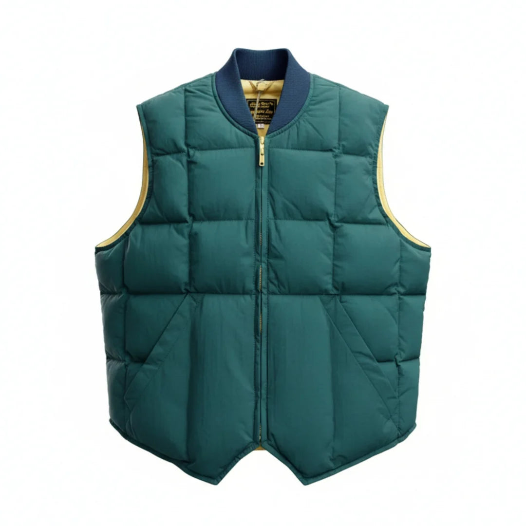 W6-SEATTLE Gilet Down Vest Forest Green Man