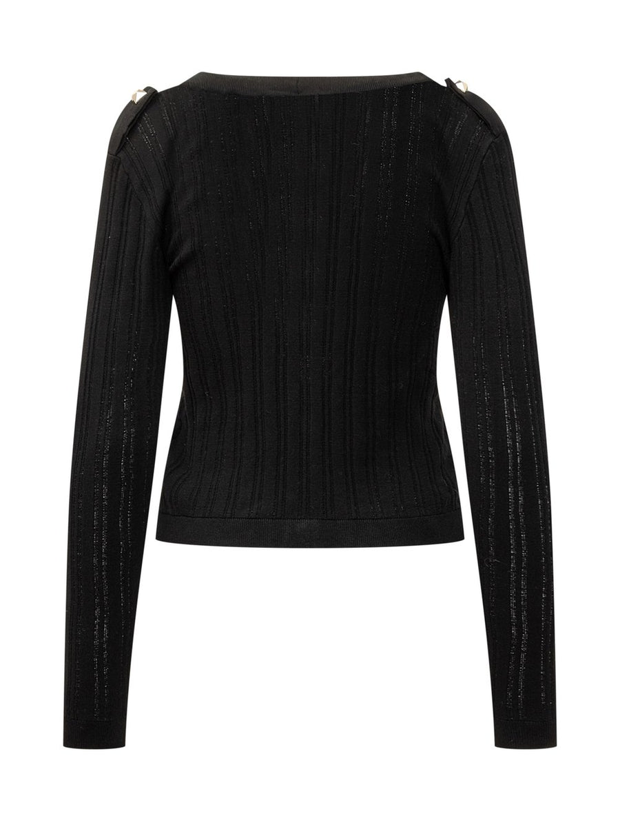 W4-PCRE01 Cardigan Nero