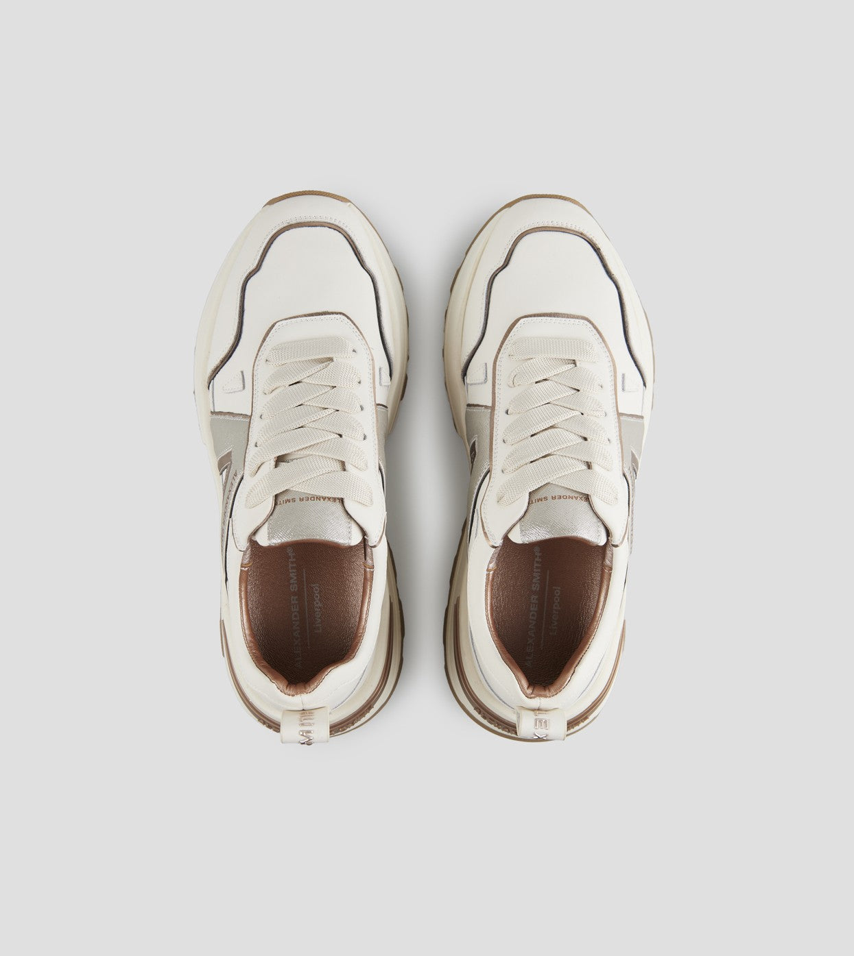 DW5-LIVERPOOL White-Silver Glitter Woman