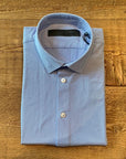 US3-184 Camicia Oxford Jaquard Open Celeste Man