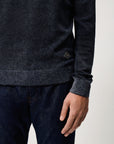 UW6-CREW Maglia Merino Wool Printed Charcoal Man