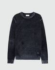 UW6-CREW Maglia Merino Wool Printed Charcoal Man