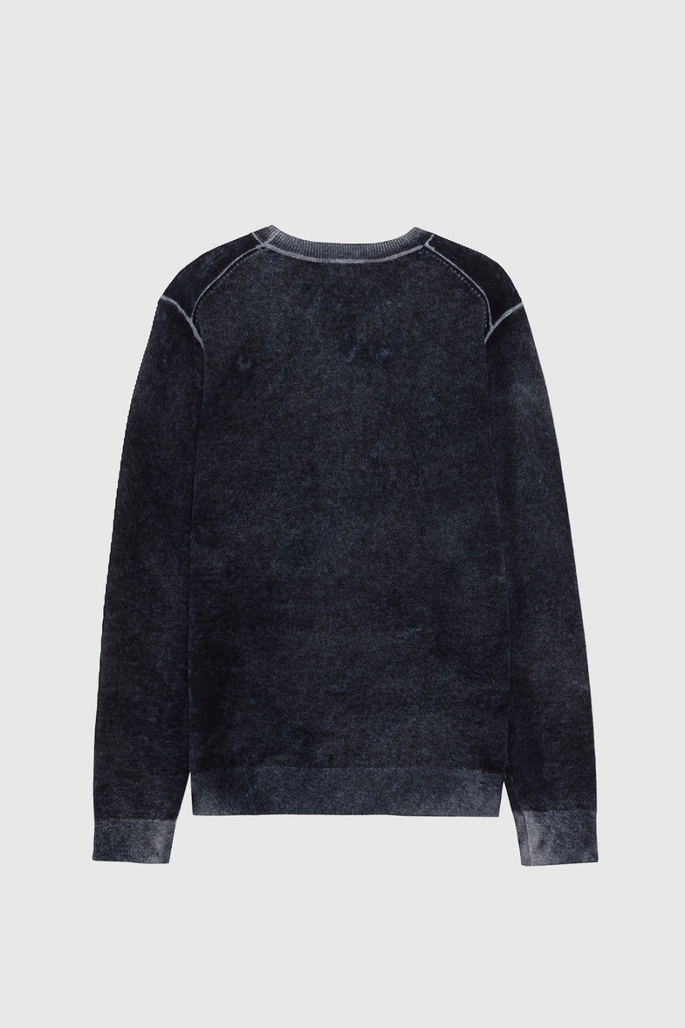 UW6-CREW Maglia Merino Wool Printed Charcoal Man