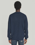 UW5-CREW Maglia Girocollo Lana Cashmere Denim Man