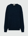UW5-CREW Maglia Girocollo Lana Cashmere Denim Man