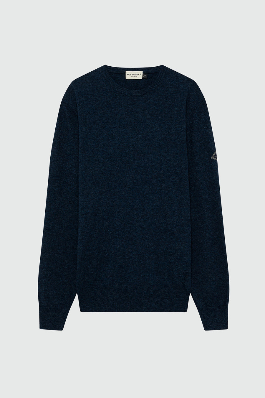 UW5-CREW Maglia Girocollo Lana Cashmere Denim Man